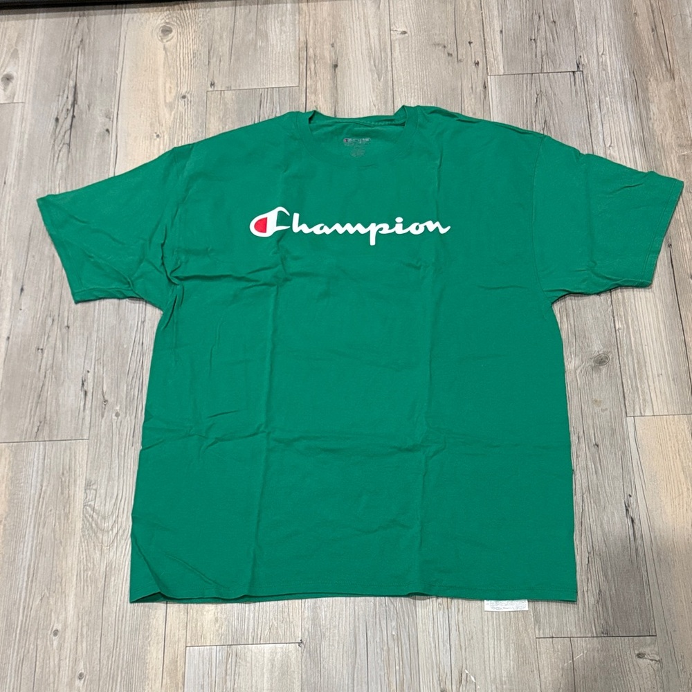 MENS GREEN CHAMPION SHIRT NWOTAGS - Picture 1 of 3